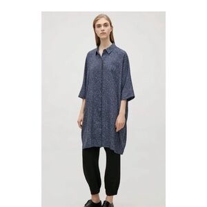COS oversized shirt dress with pockets size XS